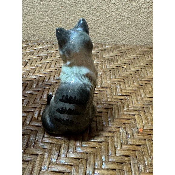 Vintage Porcelain Cat Figurines Set Of 2 Made In Japan Collectibles - Picture 4 of 12